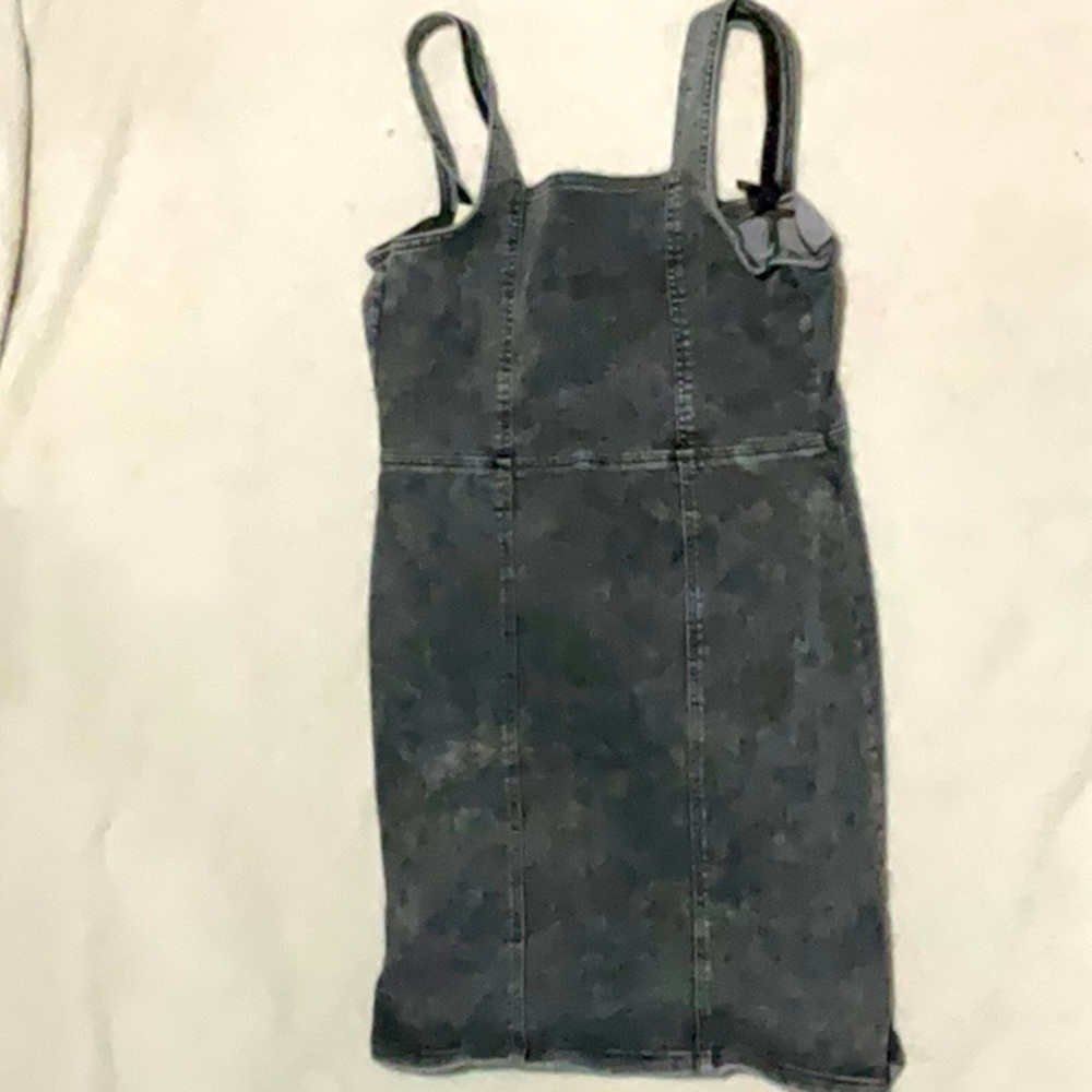 Art Class, Dark-Wash Denim Dress, Size 16-18